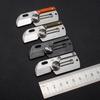 Mini Pocket Knife Stainless Steel Folding Knife Outdoor Survival EDC Tools Gadget Keychain Pendant Box Letter Opener