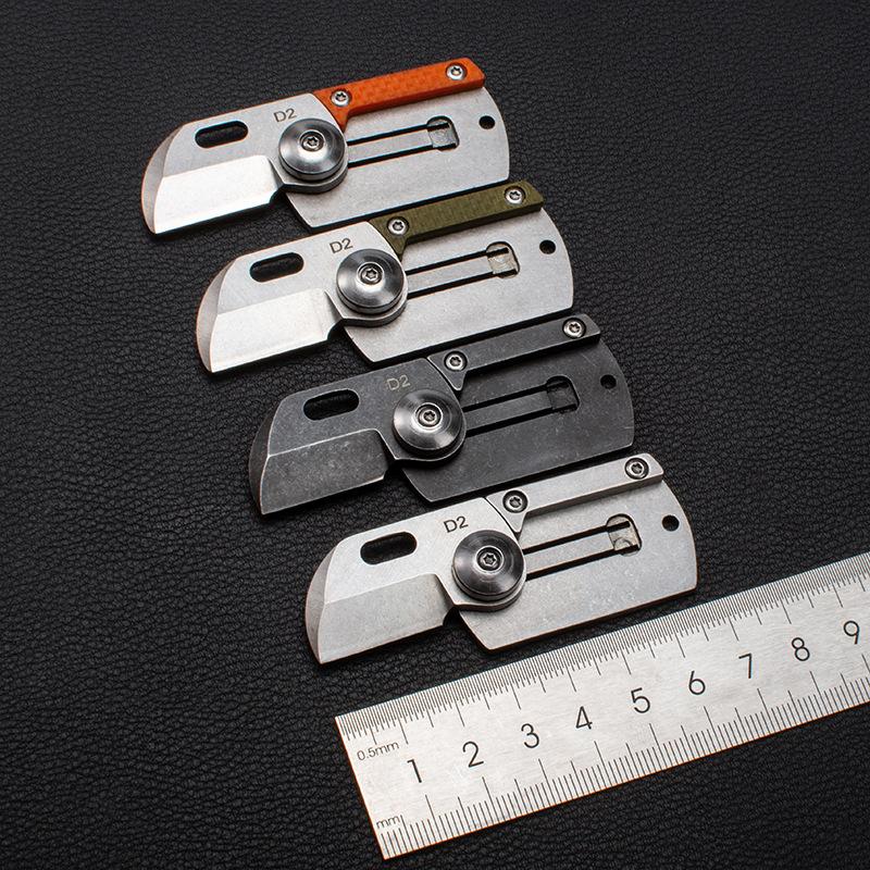 Mini Pocket Knife Stainless Steel Folding Knife Outdoor Survival EDC Tools Gadget Keychain Pendant Box Letter Opener