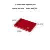 ZISIZ Red Wooden Double Happiness Serving Tray Set (2-Pack)