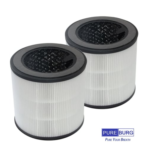 PUREBURG Replacement True HEPA Filter Compatible with PHILIPS AC0850/85 AC0850 800 Series Air Purifier, Part Number FY0293/30, AC0830 AC0820 AC0820 AC