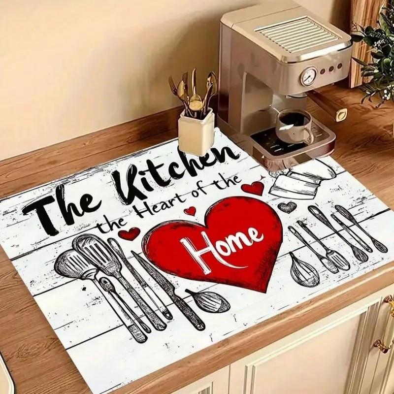 

Нескользящая резиновая подложка Кухонные салфетки Термостойкие дренажные коврики Защищают столешницы для обеденного зала Кухонные столы 20x30cm