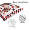 Queen Of Hearts Square Pillowcase Cushion Cover Pillow Case Throw Pillow Cover for Home Bedroom Car