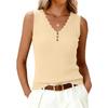 Camisola de punto con escote en V, diseño de moda, corte ajustado, ribete de encaje
