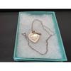 Used Rare with Sales Certificate Tiffany "Return To Tiffany Heart Tag Key Pendant Rubedo Metal" Model