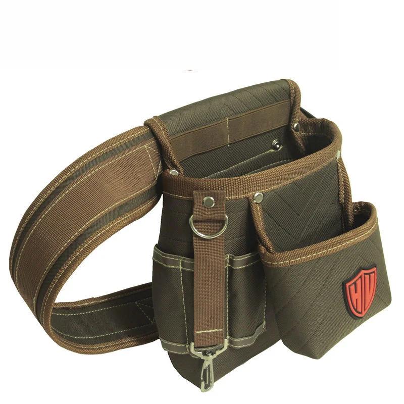 Canvas Oxford Tool Waist Belt Toolbag Professional Wear Resistant Electrician Bag Storage Hardware Tools Pouch Bag Organizer