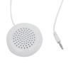 Mini 3.5mm Jack Wired Pillow Speaker for MP3 MP4 CD Player Phone Radio Portable Outdoor Sports Audio Stereo Universal White