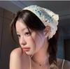 Women's French Retro Knit Hollow Headscarf: Summer Triangular Pastoral Style for Beach Sun Protection