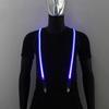 Elastic Men's LED Suspenders Glow In The Dark Luminous Trousers Suspender Pants Strap Clip  Wedding