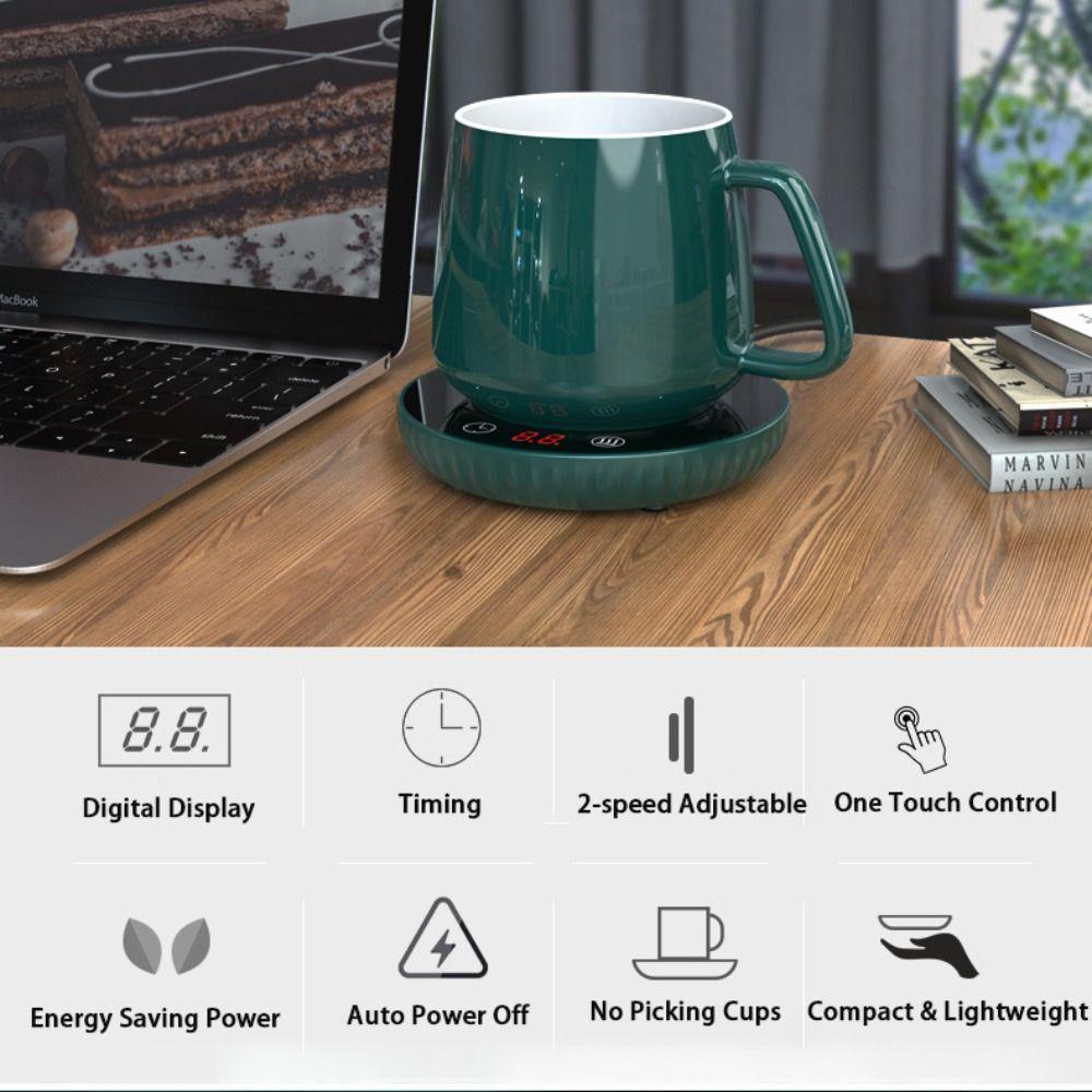 Elektrický ohřívač hrnků Podložka pod hrnek 2-teplotní nastavení Ohřívač svíčky Nový ohřívač šálků kávy Stolní káva