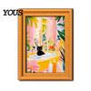 Decorative Fridge Magnets for Photos Cute Cat Magnetic Magnet, Vintage Wooden Picture Frame, Fun Frames Office Whiteboards Scene Decor Metal Cabinets,