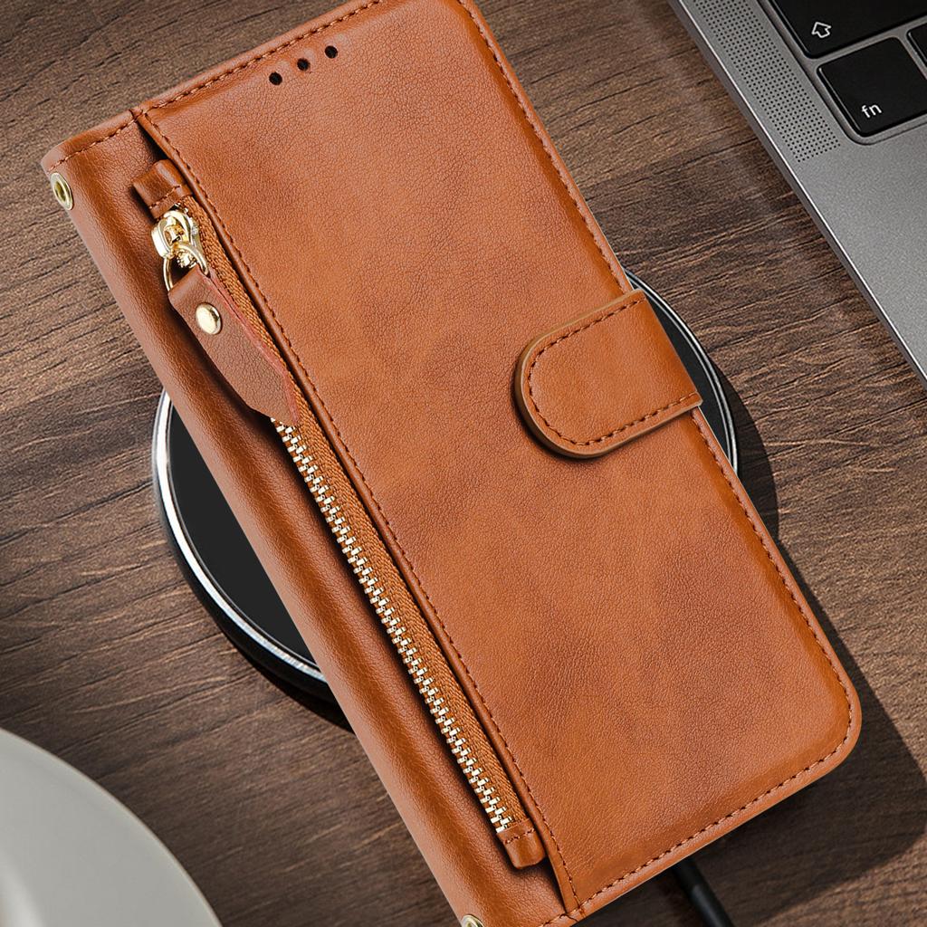 Crossbody Zipper Cards Solt Wallet Leather Case For Xiaomi POCO X7 Pro X6 F7 Ultra Multi Bag Long Lanyard Pocket Kickstand Cover