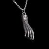 Vintage Gothic Demon Hand Nero Demon Buster Necklace Pendant Men's Personality Cool Punk Jewelry Halloween Gift