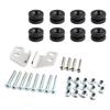 Stainless Steel Multipurpose Motorcycle Tail Bag Mounting Kit Wear-Resistant Mounting Kit for Travel Commuting