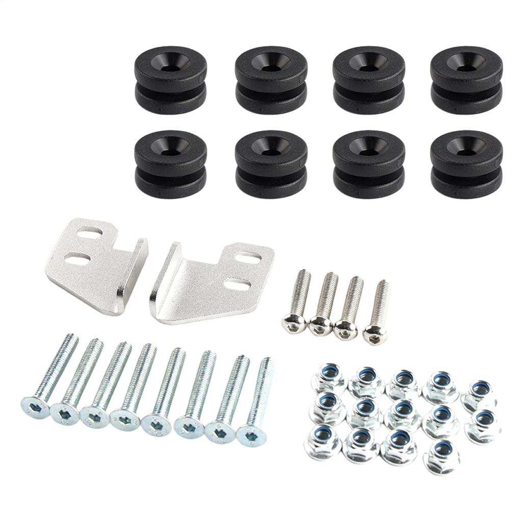 Stainless Steel Multipurpose Motorcycle Tail Bag Mounting Kit Wear-Resistant Mounting Kit for Travel Commuting