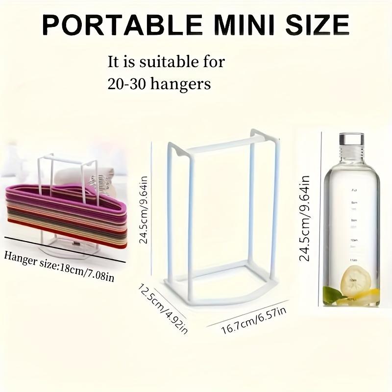 Multi-Color Plastic Clothes Hanger Organizer Rack – Durable Space-Saving Holder for Closet Organization – Convenient, Sturdy Hanger Storage Stand