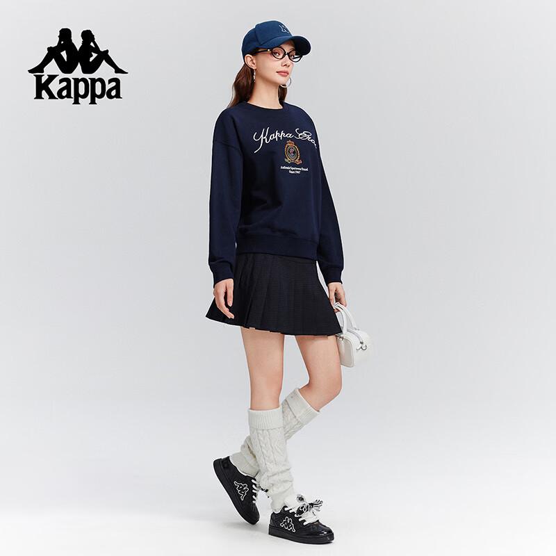 Kappa Women's Casual Round Neck Knit Sweatshirt