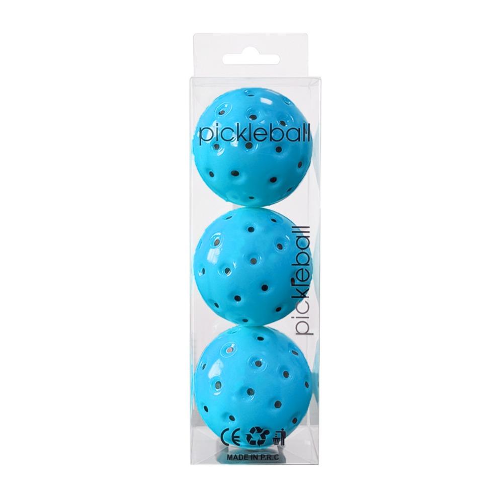 3PCS Multicolor Quiet Pickleballs 74mm Pickleball Balls Foam Pickle Ball  Sport Supplies