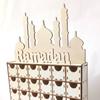 Eid Wooden Decoration Natural Wood High Strength Drawer Countdown Calendar Ramadan Mubarak Home Decor Unique Eid Centerpiece