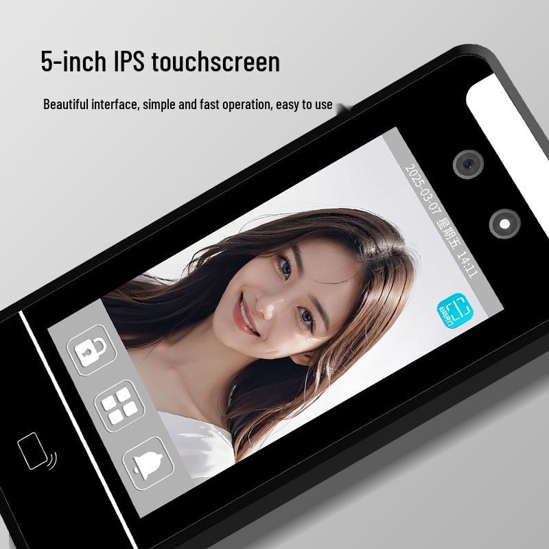 Outdoor Waterproof Face Recognition Access Control & Attendance System with Electromagnetic Lock