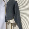Short Knitted Sweater Women's Autumn Korean Version of The Umbilical Knitted Blouse