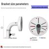 Shimingtong L-Shaped Aluminum Surveillance Camera Wall Mount