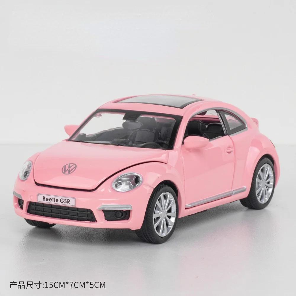 

1:32 Volkswagen Beetle GSR Модель Автомобіля Зворотний Хід Сплав Литий Вуличні Металеві Комерційні Авто Модель Дитяча Іграшка A134