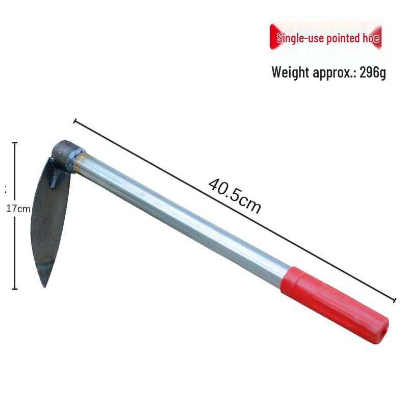 Multifunctional Stainless Steel Gardening Hoe for Planting, Weeding, and Digging 