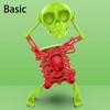 with Music Dancing and Swinging 3D Skull Toy with Lights Wind Up Skeletons New Dancing Skeleton
