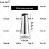 KUNAJIE Stainless Steel & Glass Condiment Dispenser