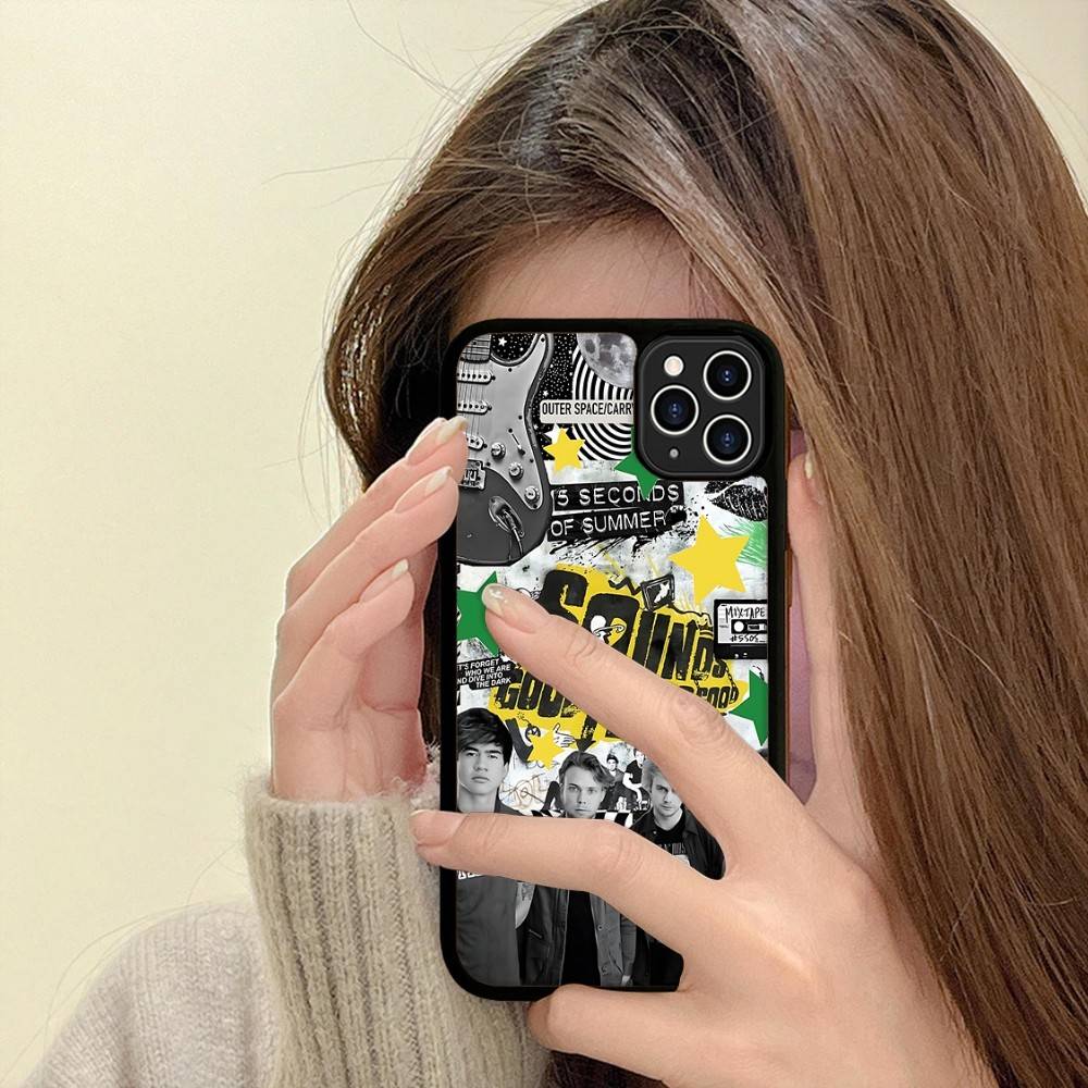 5 S-Seconds of S-Summer Band PC+TPU Protective Phone Case For iPhone 17 16 Pro max 15 Plus 14 13 12 11 Cover