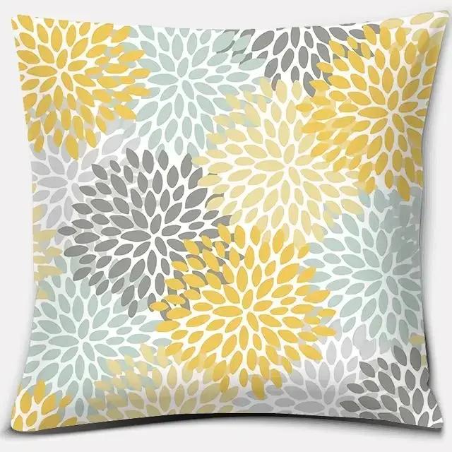 Geometric Figure Polyester Pillow Cushion Cover Car Home Ornaments Sofa Bed Decoration