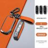 Zinc Alloy Leather Car Remote Key Case Protector Bag For Kia Sportage R Gt Stinger Sorento Ceed Cerato Forte Niro Soul Telluride