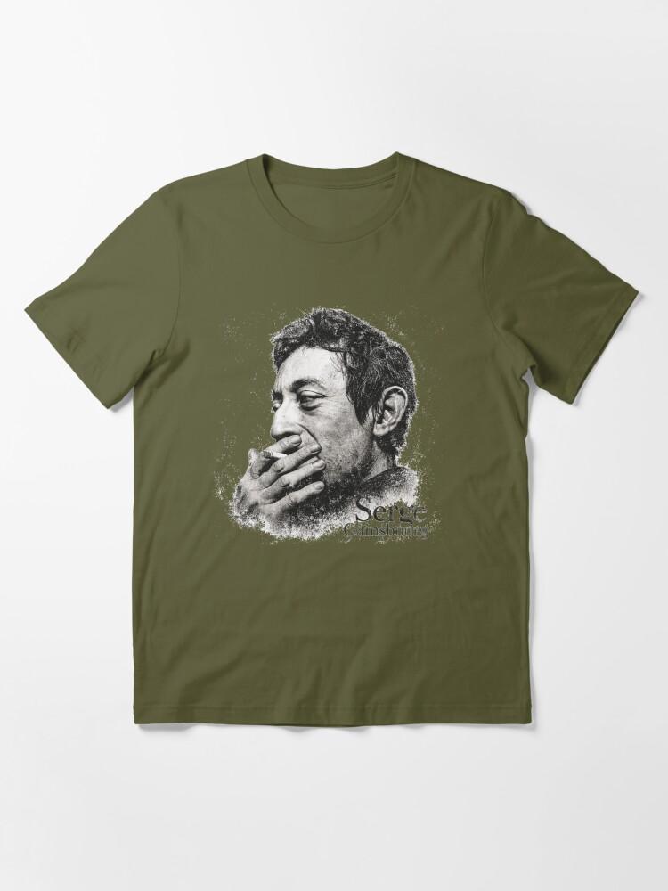 Jane Birkin Serge Gainsbourg Monochrome Portrait Essential T-Shirt