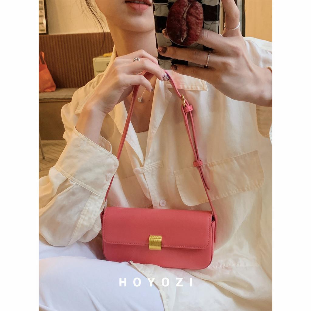 IELGY Женская розовая сумка подмышкой — фото 4