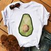 Maglietta Casual Harajuku da Donna Maycaur con Stampa di Avocado Estate Manica Corta T-shirt Casual Girocollo