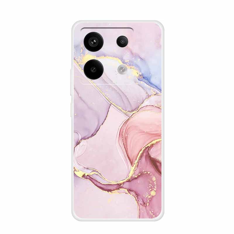 

For Redmi Note 13 Pro 5G Case Clear Marble Soft TPU Silicone Protective Phone Cover for Redmi Note 13 Pro Plus Case Note13 4G 5G -Note 13 Pro Plus 5G