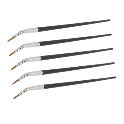 5pcs Bent Eyeliner Brush Multifunctional Makeup Angled Eyeliner Brushes Cosmetic Tool for Concealer