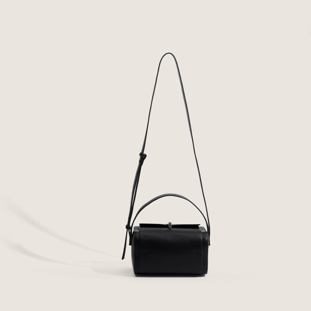 High-end Women's Bag, New Niche Soft Leather Box Bag, Vintage Versatile Handbag, Small Square Bag, Shoulder and Crossbody Bag