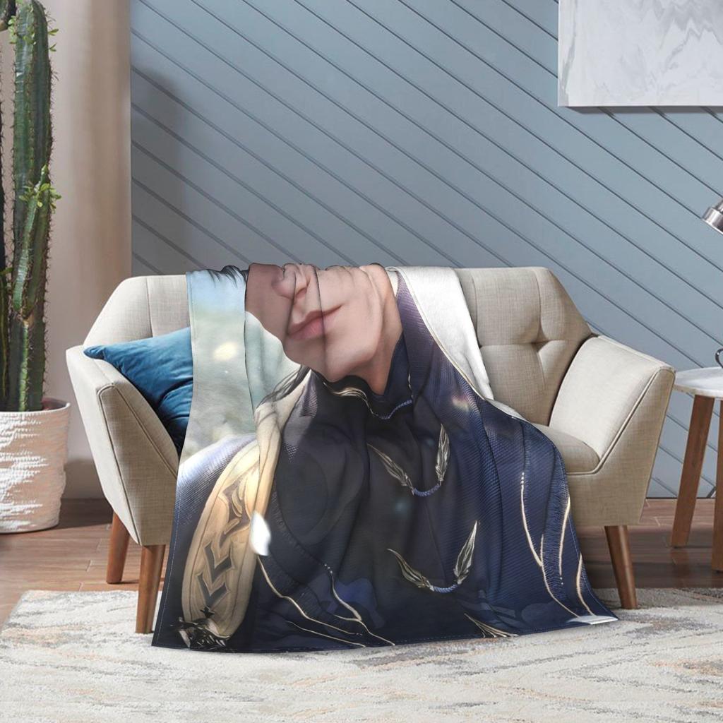 Love And Deepspace Zayne Blankets Flannel Spring Autumn Multifunction Super Soft Throw Blankets for Sofa Bedroom Quilt