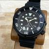 Used SEIKO Prospex Diver Scuba LOWERCASE Produced Model (SBDN049) Black Simple Men's Watch Solar
