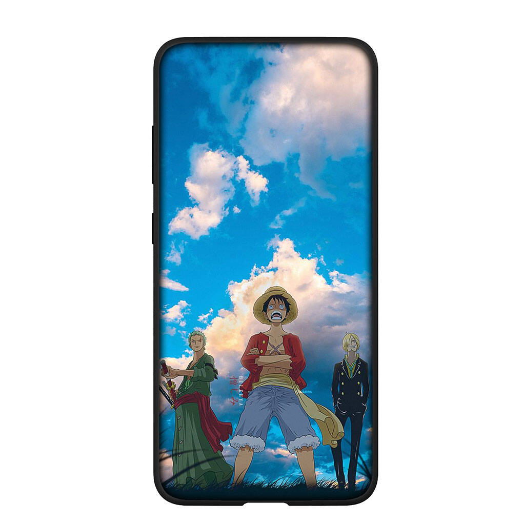 Case for iPhone 17 15 16 Plus Xiaomi Poco X7 X6 F8 F7 C85 C75 Redmi Note 14 12 11 13 Pro Max A4 14C 13C 15C Luffy One Pieces Sanji Roronoa Zoro Coque