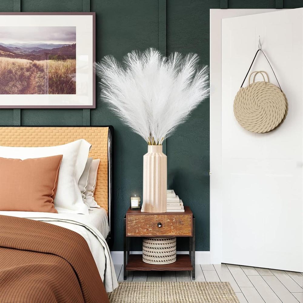 10pcs Artificial Pampas Grass - Elegant Fake Plant for Vase Flower Arrangement, Home Decoration, Weddings, Festivals | Universal Four Seasons