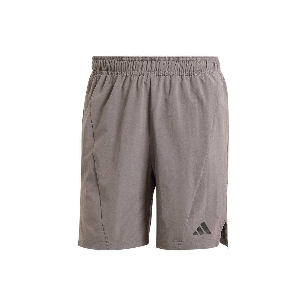 Adidas Loose Casual Shorts With Logo Print Men Bottoms Gray IS3832