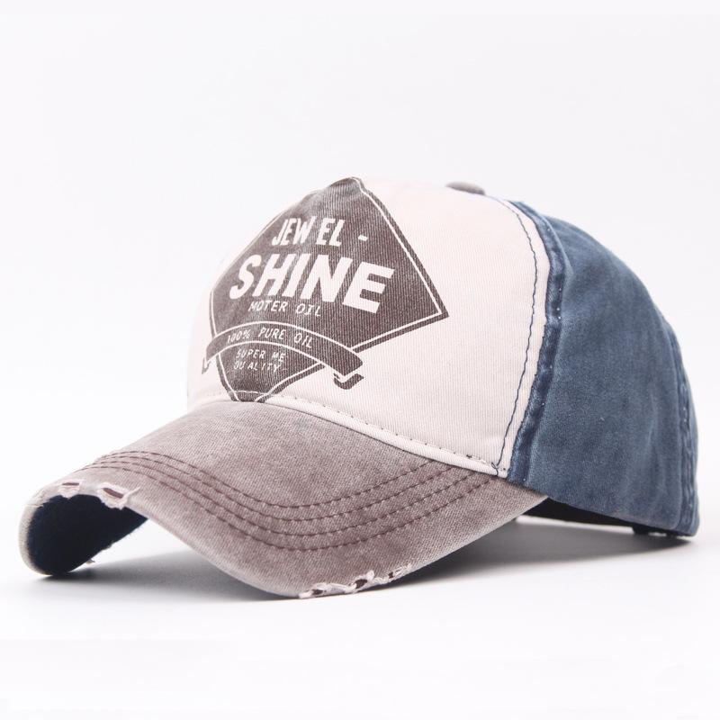 

Бейсболка из стираной ткани, мужская и женская, кепка для осенних путешествий на открытом воздухе, козырек, популярная шляпа для иностранной торговли Adjustable темно-коричневого