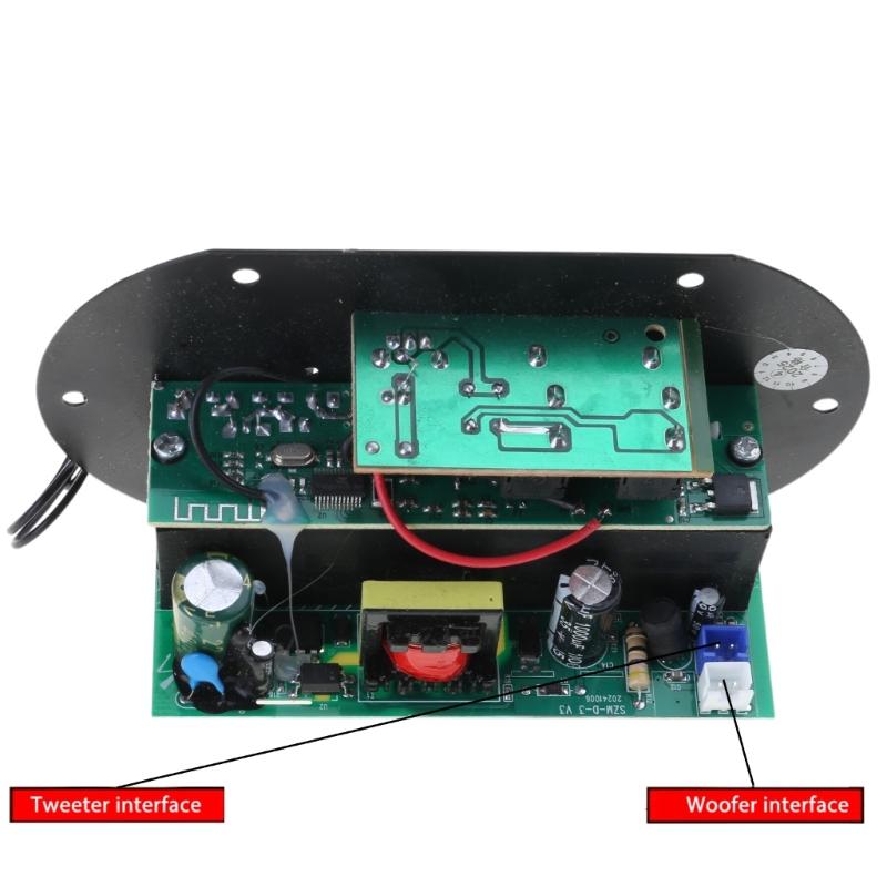 12V 24V 220V Kabelloser Verstärker Bluetooth-kompatibel UKW-Radio USB TF-Kartenplayer Home HIFI Stereo Leistungsverstärkerplatine