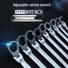 Quick Ratchet Dual-Use Open-End Combination Wrench Set for Auto Repair