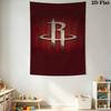 Houston Rockets Logo Art Print Bedding 1 Duvet Cover 2 Pillowcase Without Core Soft And Comfortable Bedding Set Duvet Cover And Pillowcase