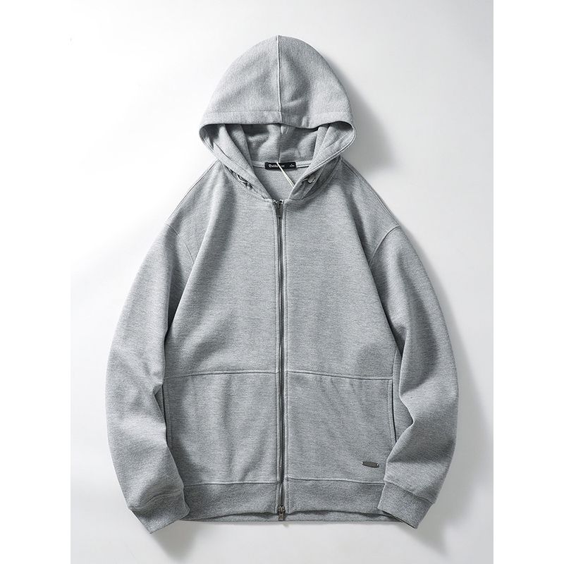 American Retro Heavy Zipper Knitted Cardigan Hoodie Men's Autumn Winter Coat Export Men's Sports Jacket