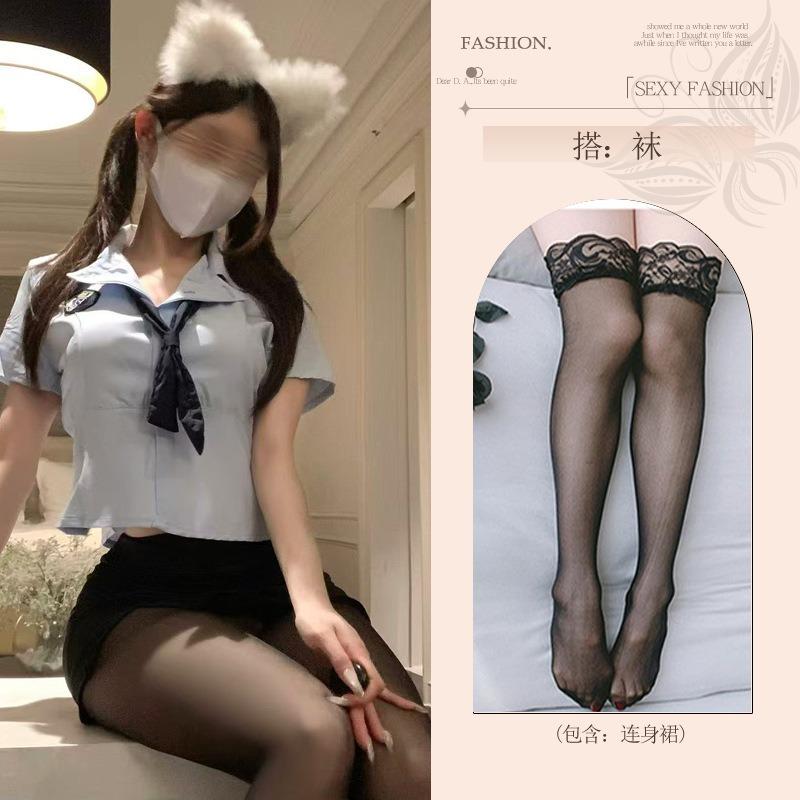 Sexy Lingerie Free Fun Female Abstinence Sexy Pajamas Qn Costume Uniform Cosplay Student Fun