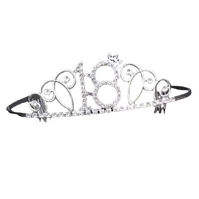 16~21st Birthday Alloy Crown Anniversary Crown Commemorative Gift Hair Crown